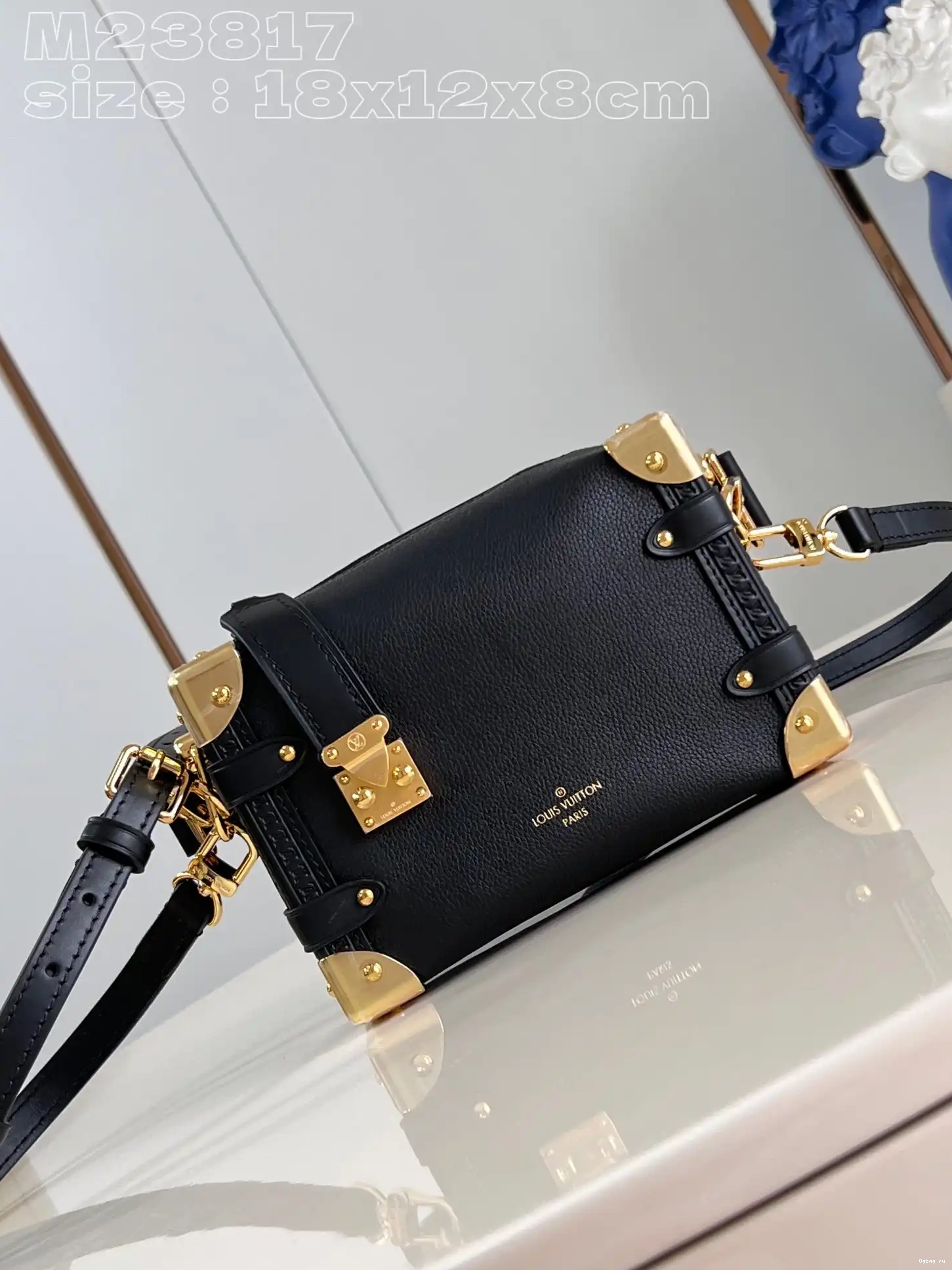 Trunk Side LOUIS PM-18*12.5*8CM VUITTON 0615